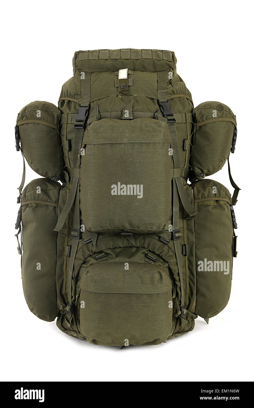 Army backpack fotografías e imágenes de alta resolución - Alamy