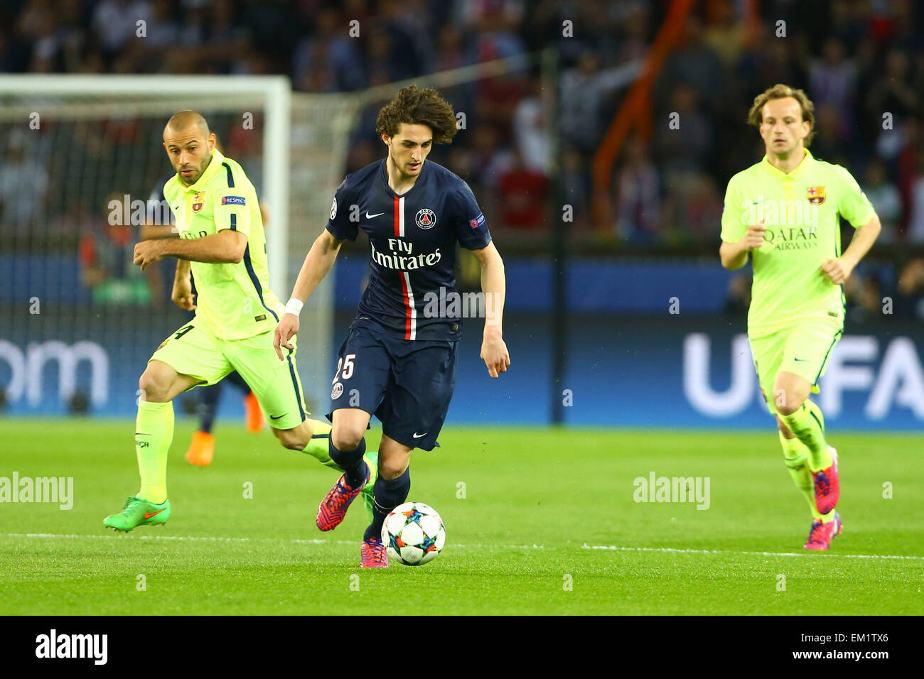 París, Francia. 15 abr, 2015. La UEFA Champions League. Los cuartos ... París, Francia. 15 abr, 2015. La UEFA Champions League. Los cuartos ...