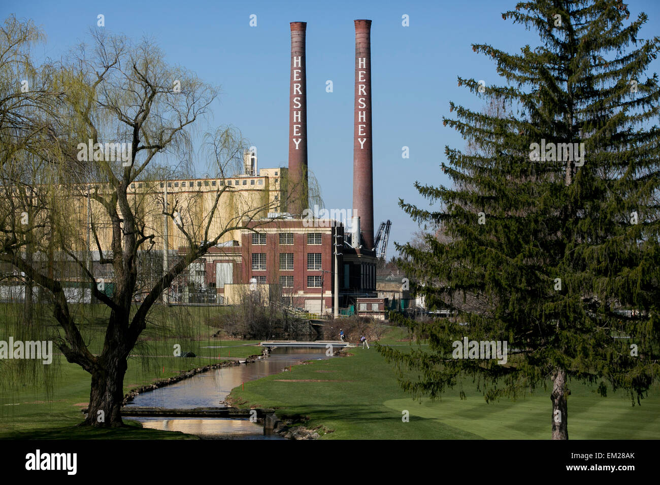 Una vista original de la fábrica de chocolates Hershey Hershey