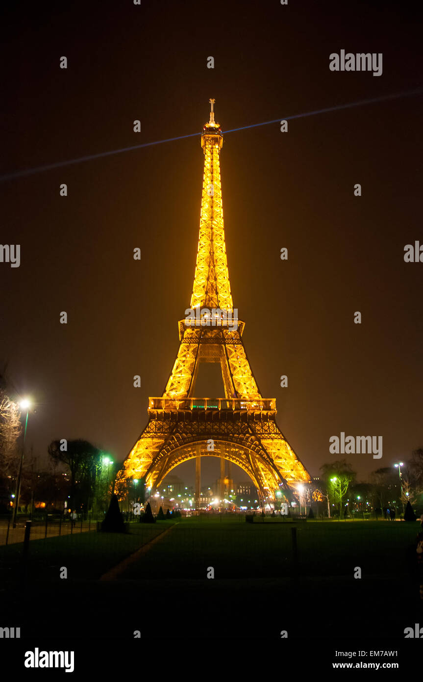 Paris mejores destinos en Europa, Torre Eiffel Foto de stock
