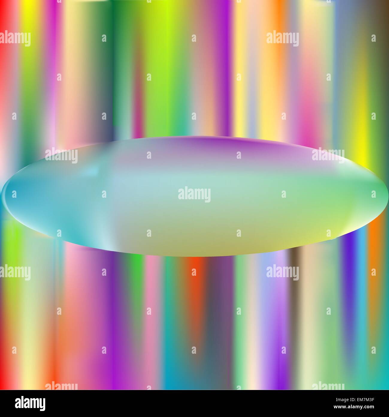 Rainbow abstracta composición Ilustración del Vector