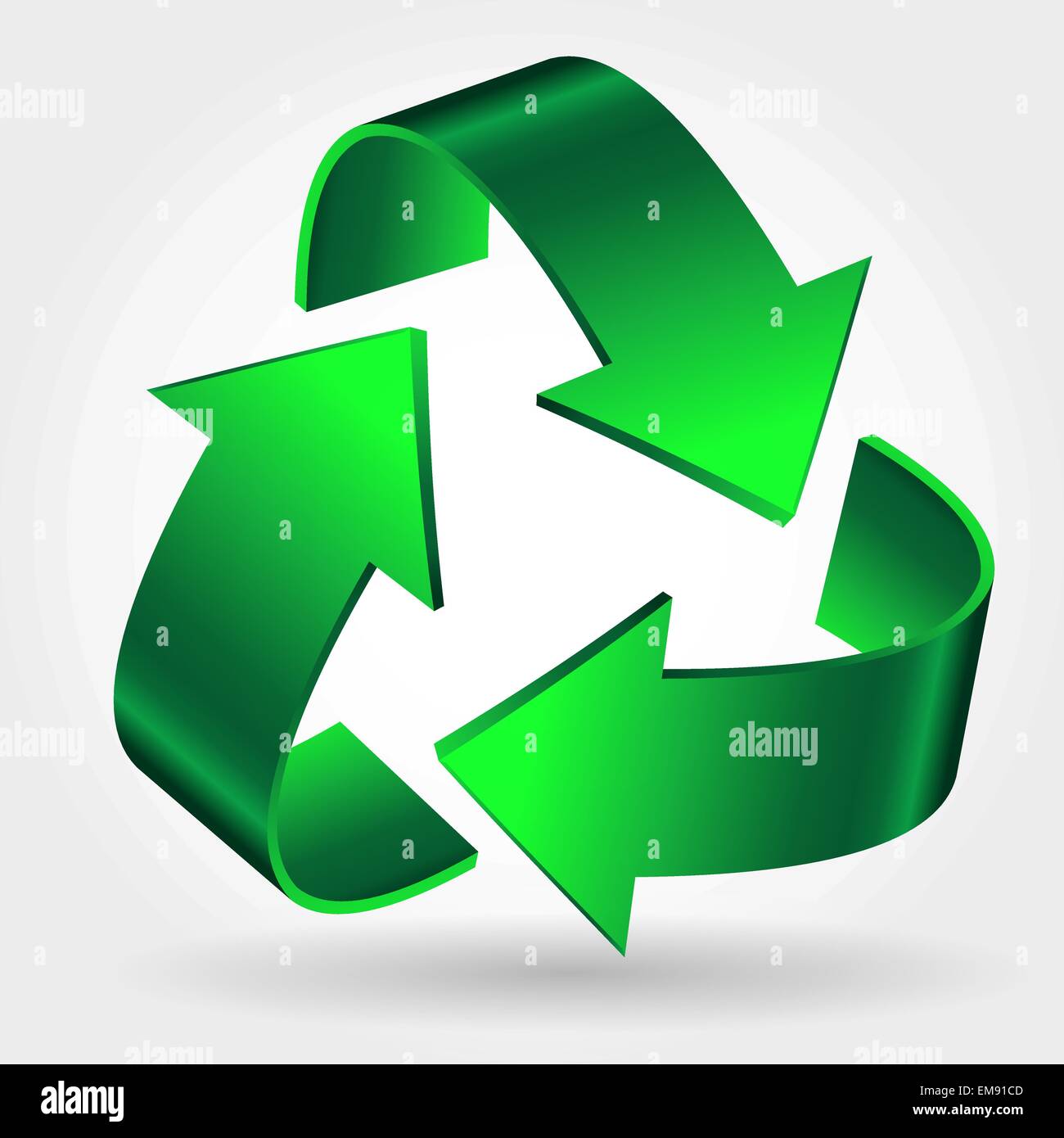 Icono Símbolo de reciclado Ilustración del Vector