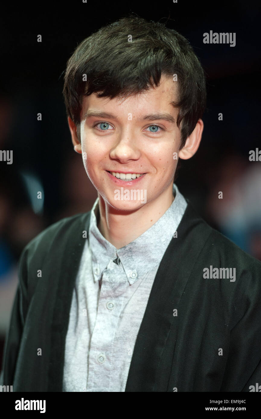 Bfi London Film Festival X Y Se Proyectara En El Odeon West End Llegadas Con Asa Butterfield Donde Londres Reino Unido Cuando 13 De Octubre De 14 Fotografia De Stock Alamy