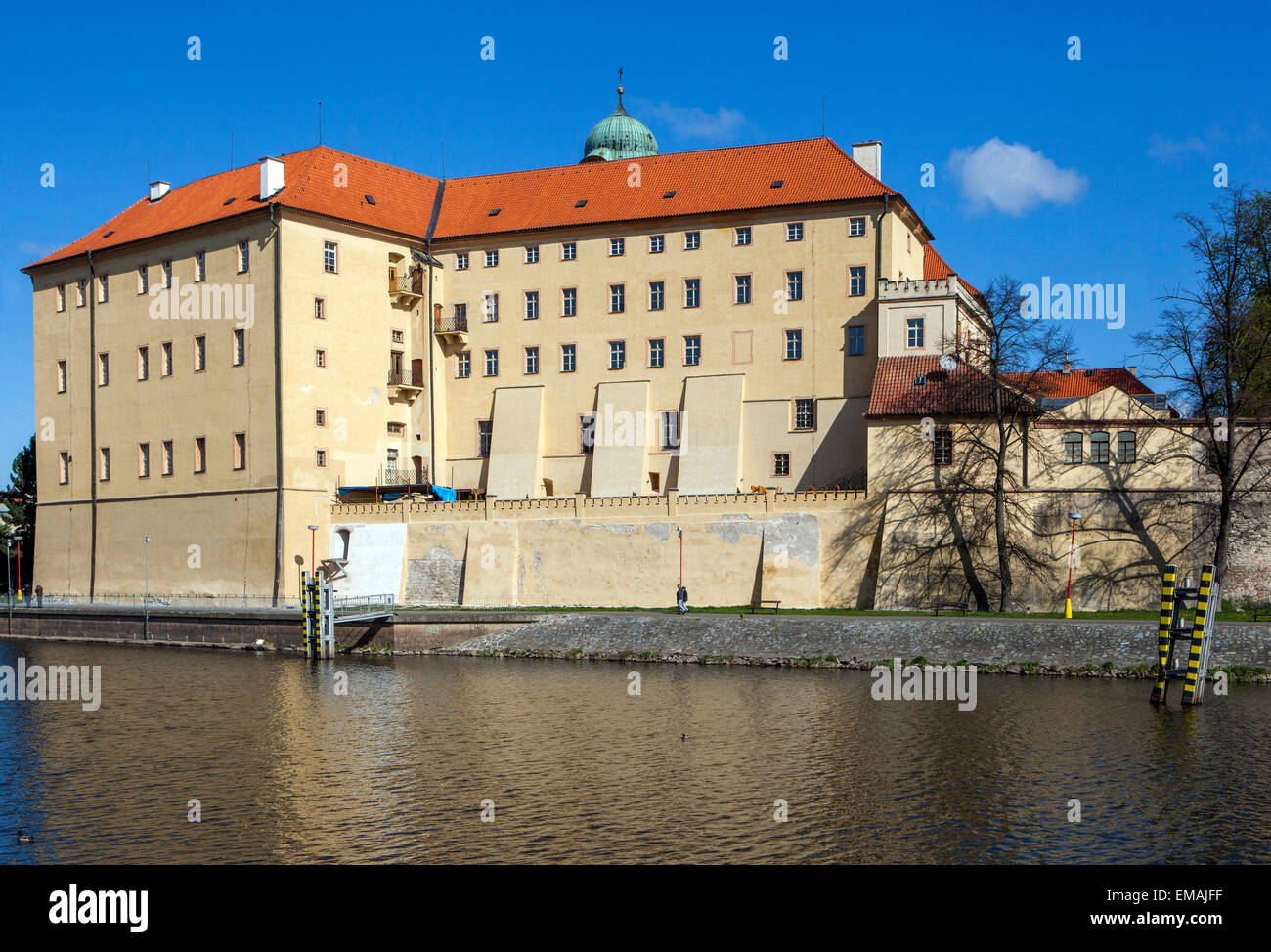Castillo de Podebrady República Checa Foto de stock