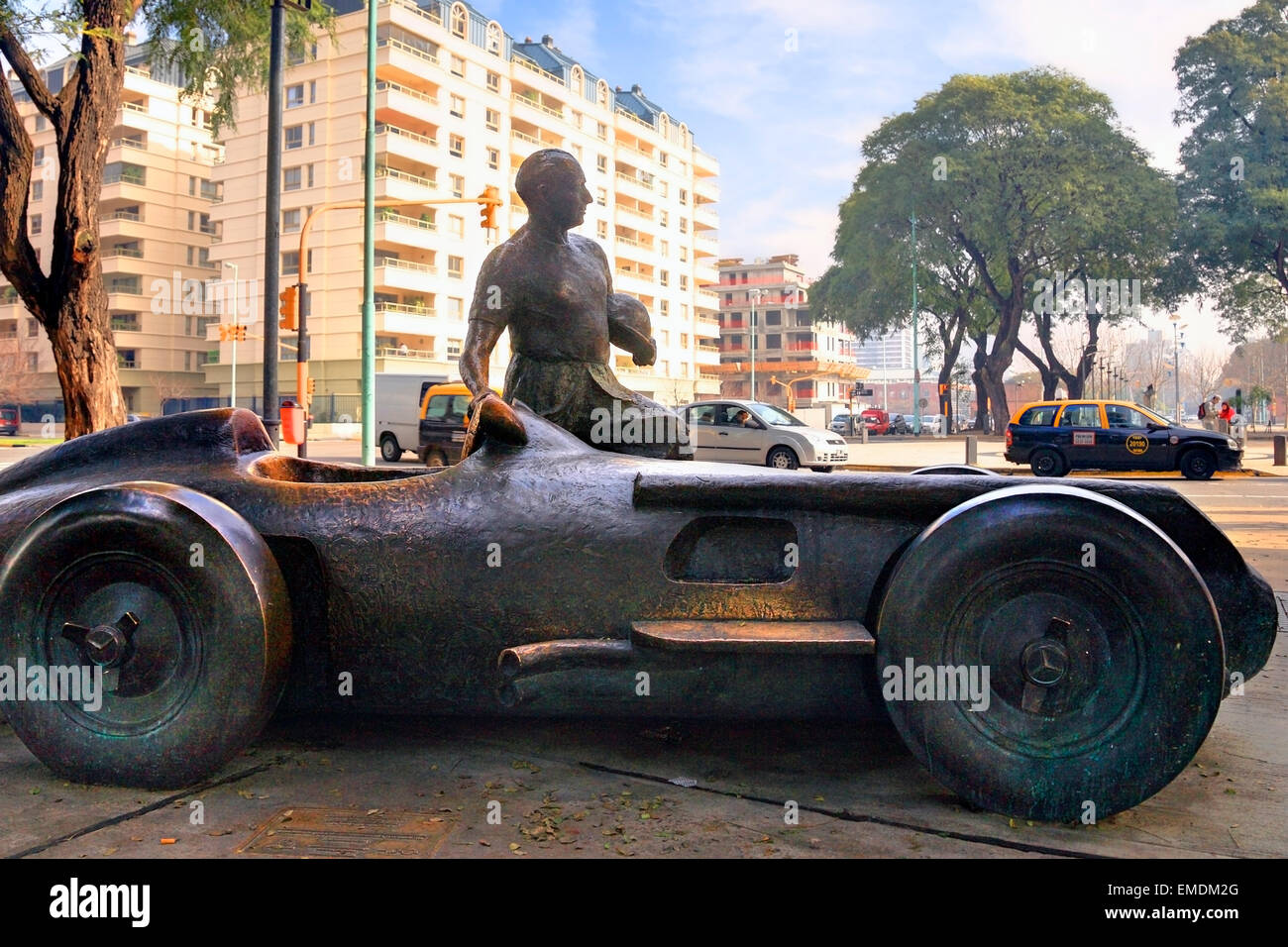 Monumento en Homenaje a Juan Manuel Fangio, Puerto Madero, Buenos Aires,  Argentina Fotografía de stock - Alamy