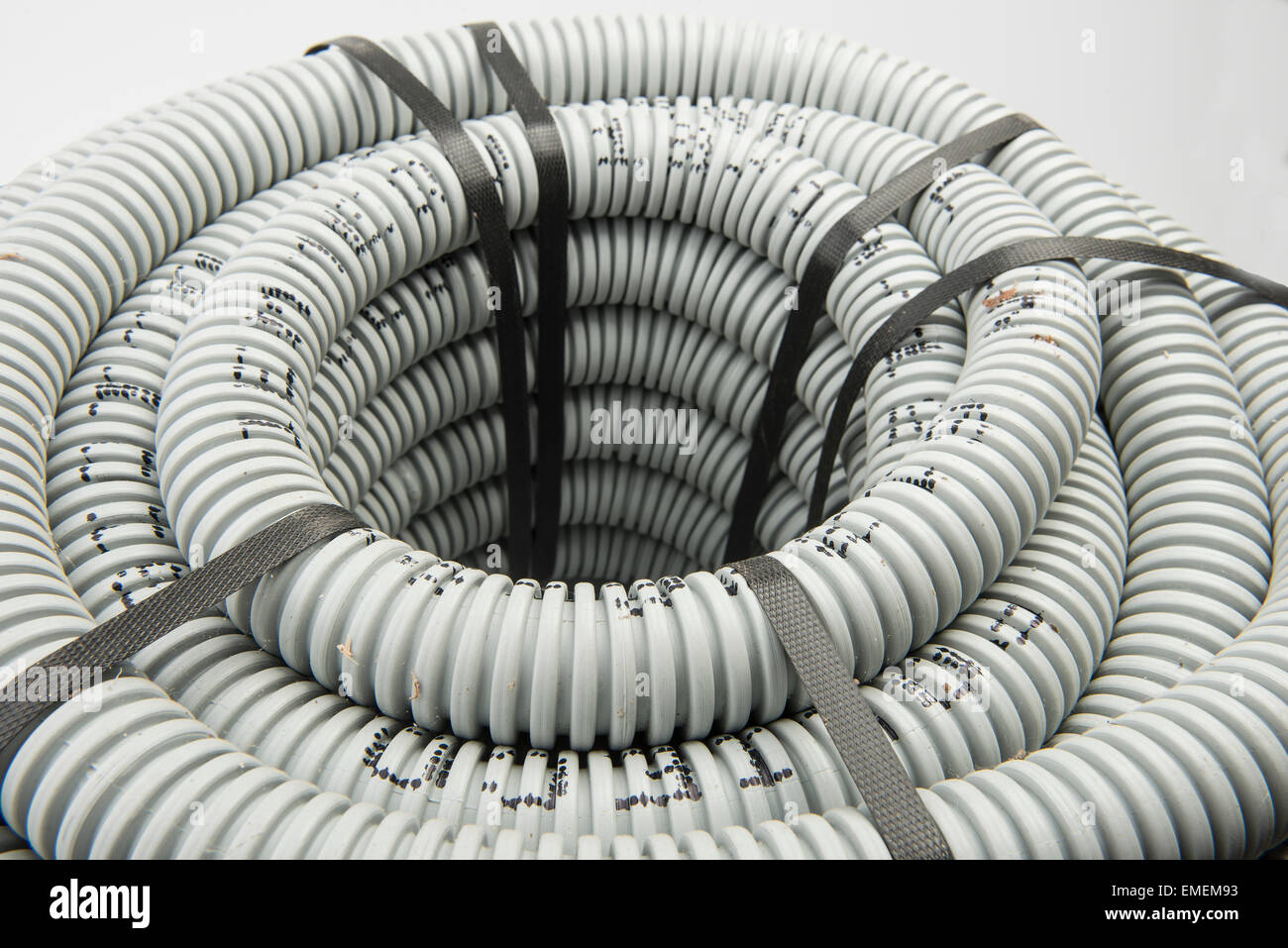 Tubo flexible eléctrico Foto de stock