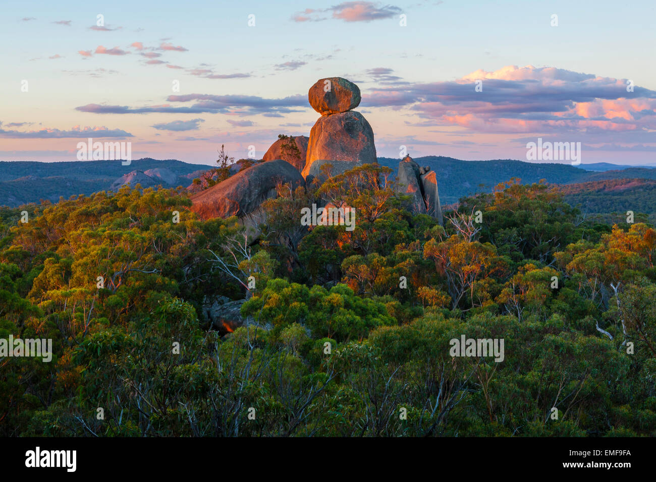 La Esfinge - Parque Nacional Girraween - Queensland - Australia Foto de stock