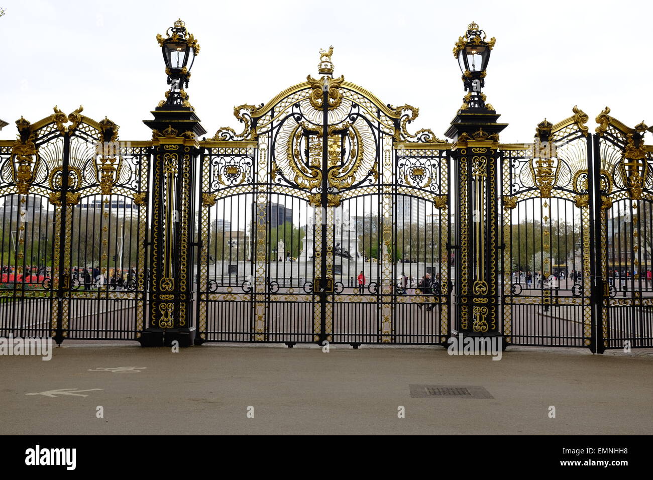 Buckingham Palace Gates Fotografía de stock Alamy