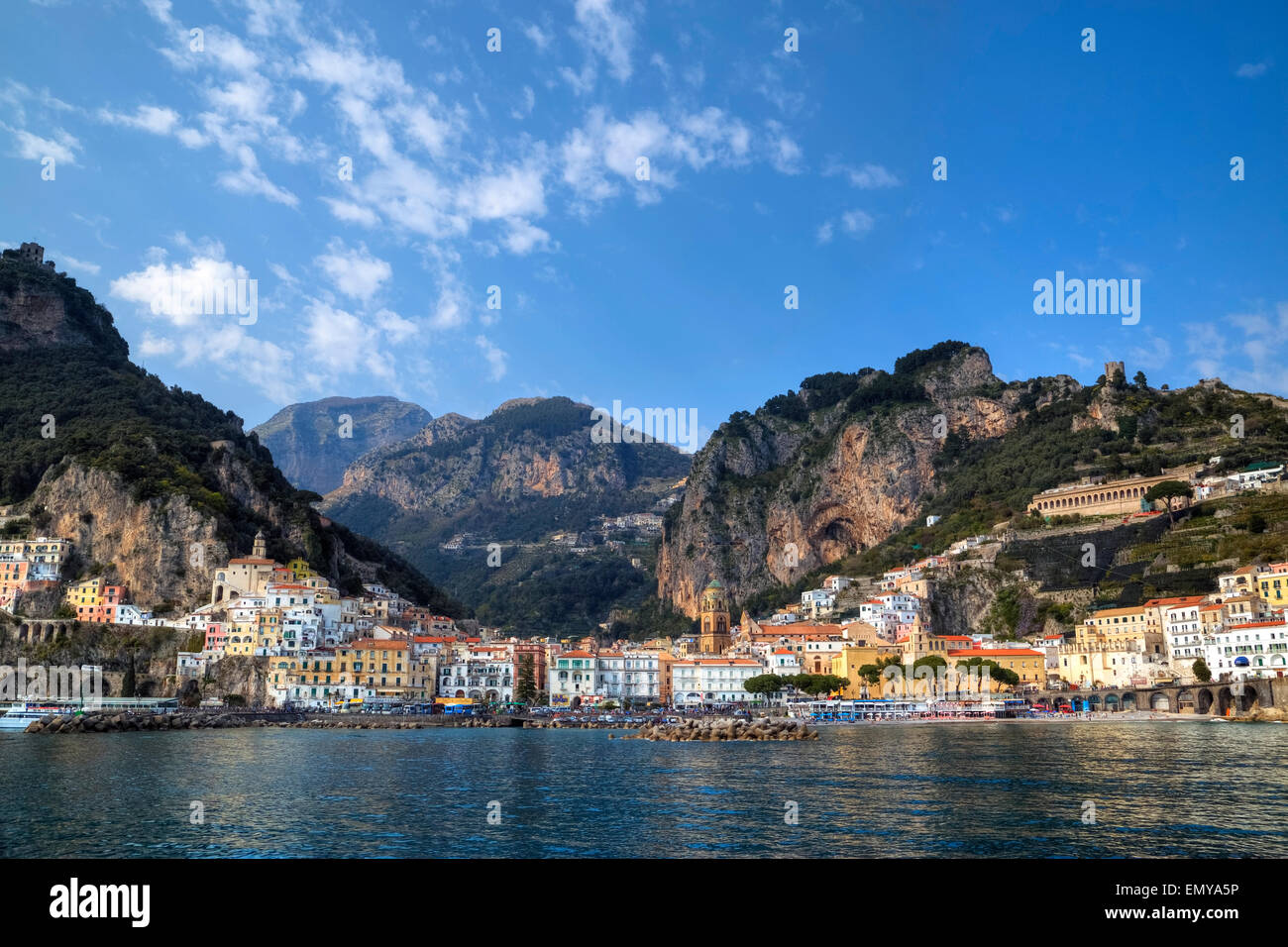 Amalfi, Costa de Amalfi, Campania, Italia Foto de stock