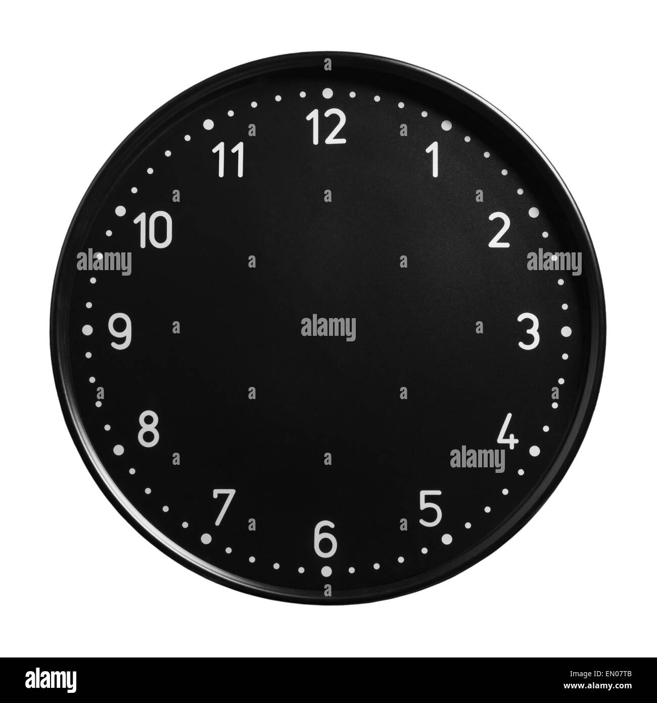 Sin agujas de reloj Imágenes de stock en blanco y negro - Alamy