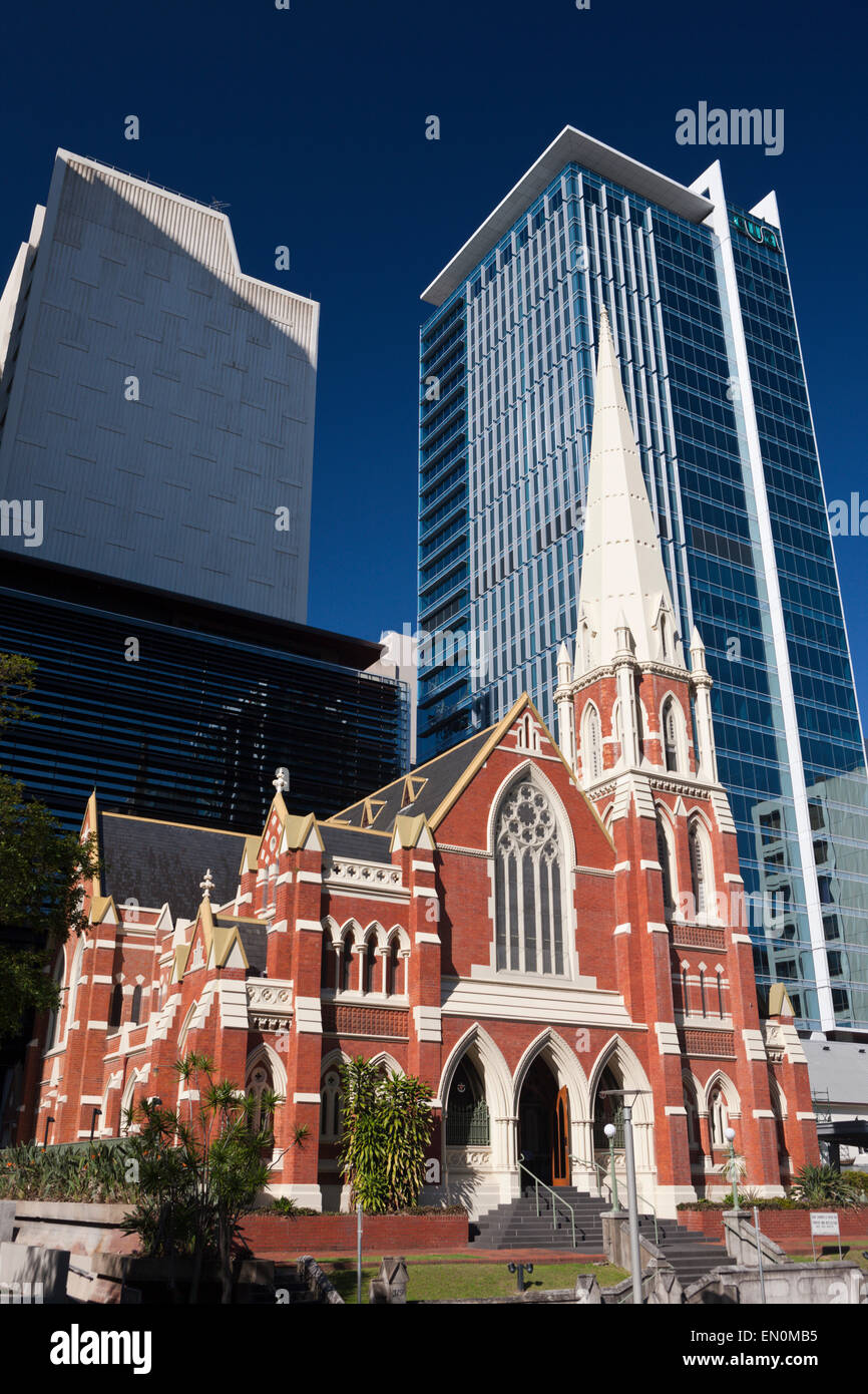 Albert Street Iglesia Unida, Brisbane, Australia Foto de stock