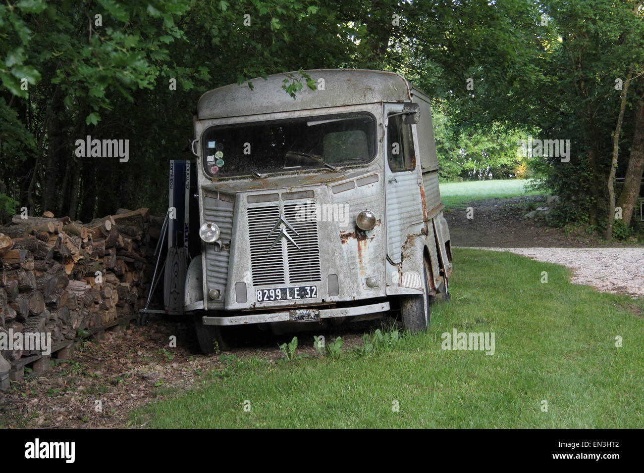 Furgoneta Citroen H Foto de stock