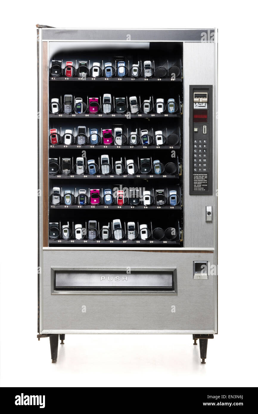 Máquina expendedora de teléfonos fotografías e imágenes de alta resolución  - Alamy