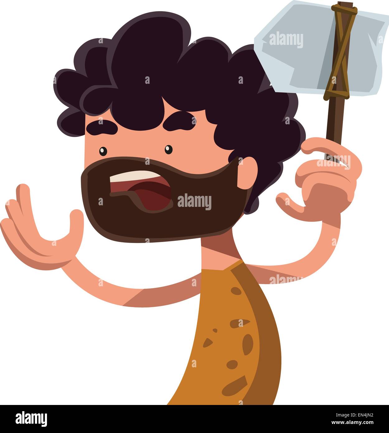 Hombre sujetando la edad de piedra antigua herramienta ilustración vectorial de dibujos animados Imagen Vector de stock - Alamy Hombre sujetando la edad de piedra antigua herramienta ilustración vectorial de dibujos animados Imagen Vector de stock - Alamy