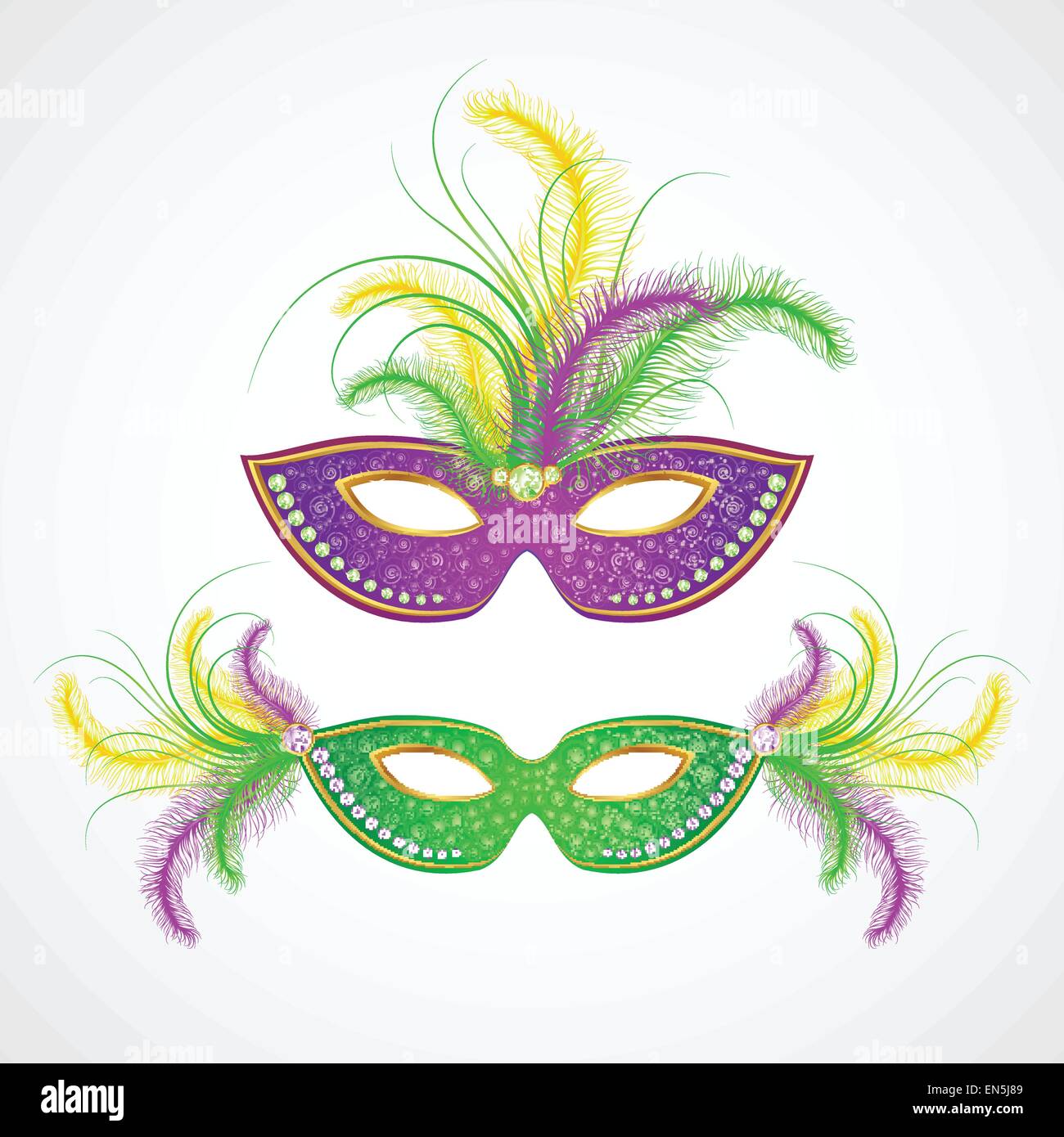 Silueta de máscara. Máscaras faciales de carnaval veneciano, Carnaval de  Mardi Gras. Ilustración vectorial Imagen Vector de stock - Alamy