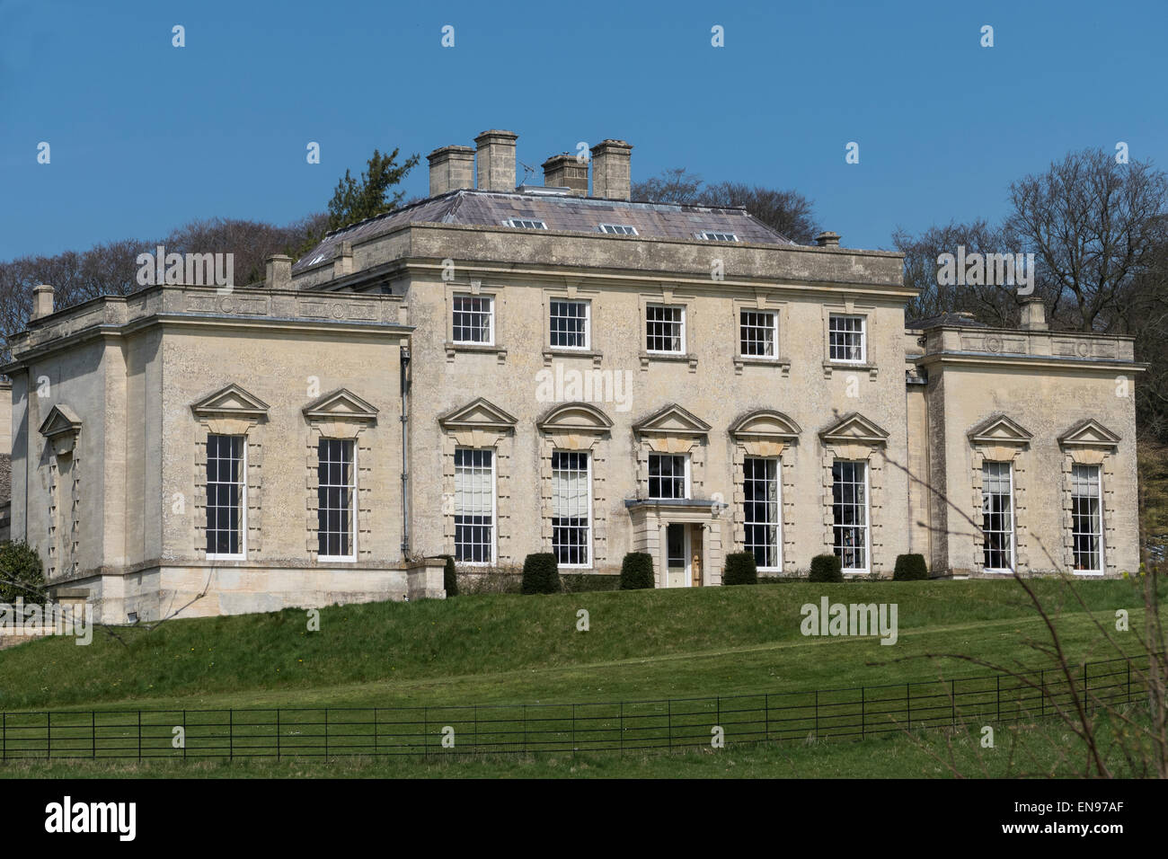 Inglaterra, Gloucestershire, Painswick Rococo gardens, Casa Foto de stock