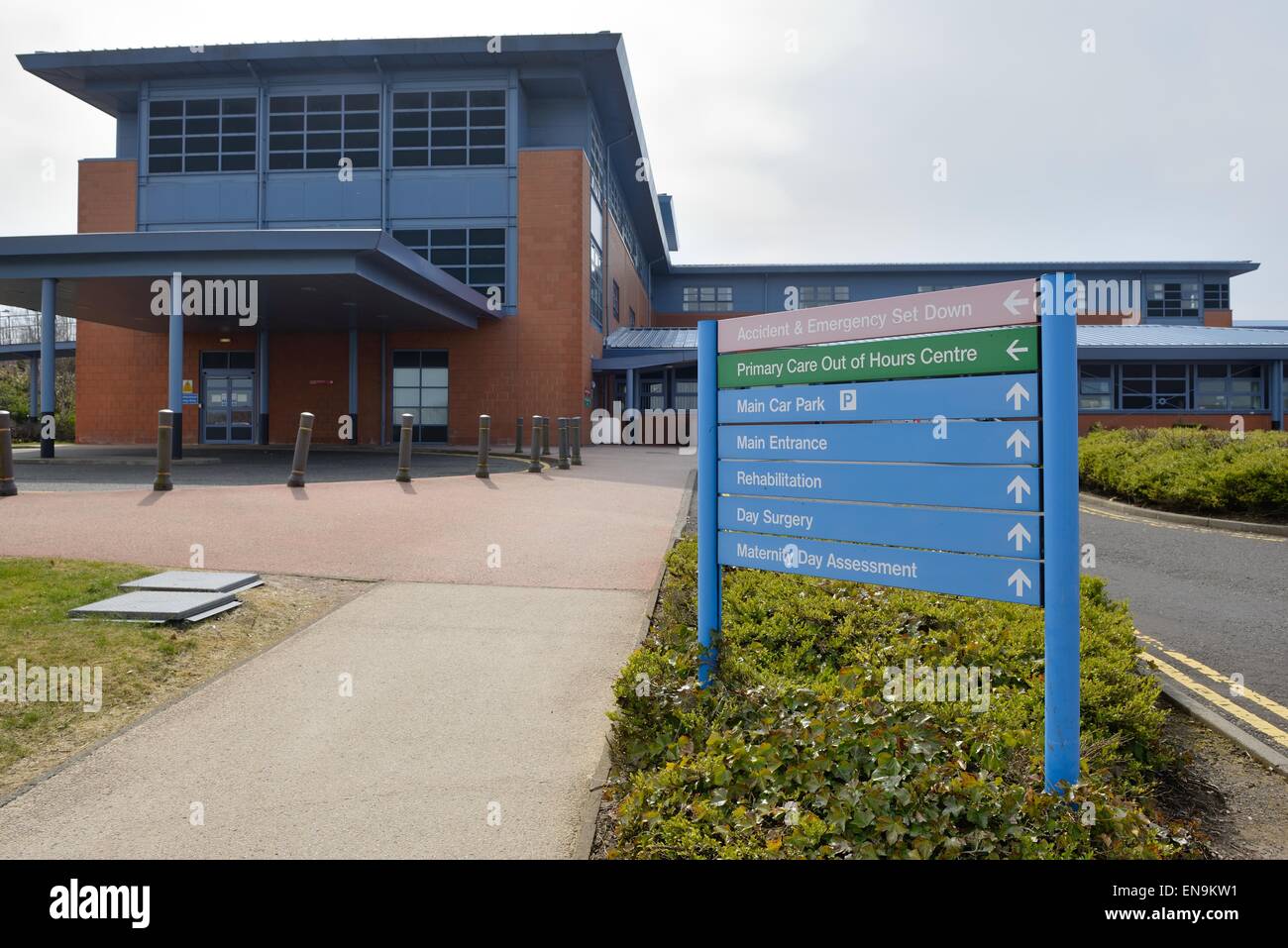 Hospital Universitario Hairmyres, East Kilbride, South Lanarkshire, Escocia, Reino Unido Foto de stock