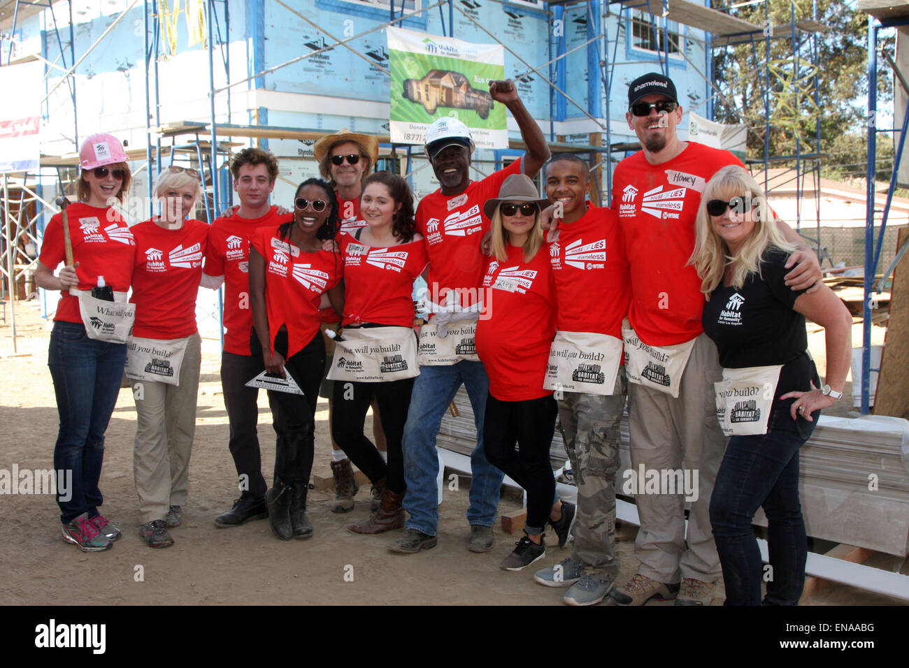 "Habitat for Humanity" Los Ángeles casa construida por el elenco de Showtime's House y