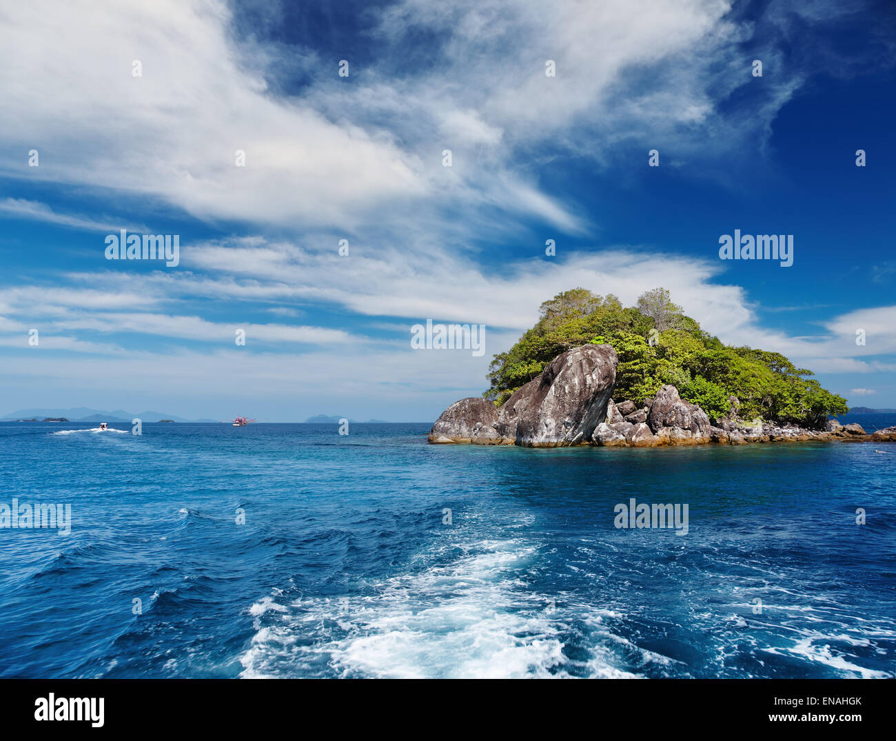 El archipiélago de islas tropicales, Trat, Tailandia Foto de stock