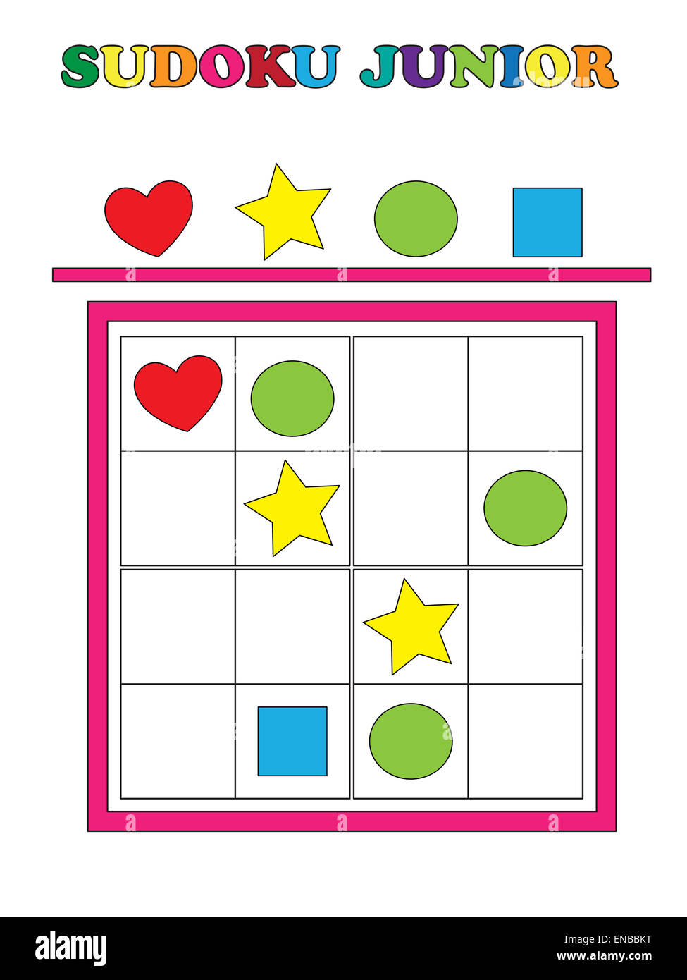 Juego Para Ni os Sudoku Junior Fotograf a De Stock Alamy