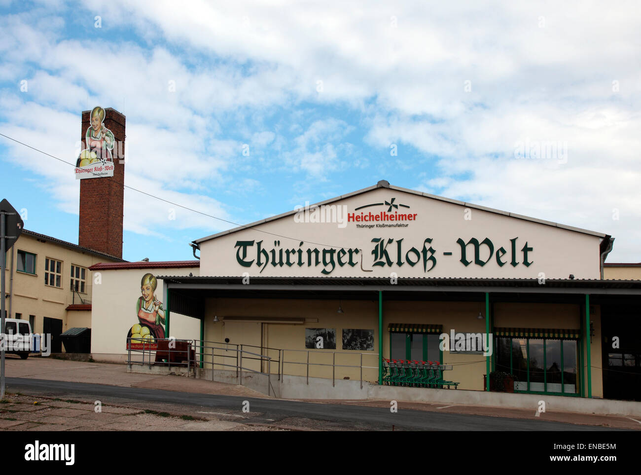 El Thuringer Dumpling Museo en Heichelheimer. Foto de stock