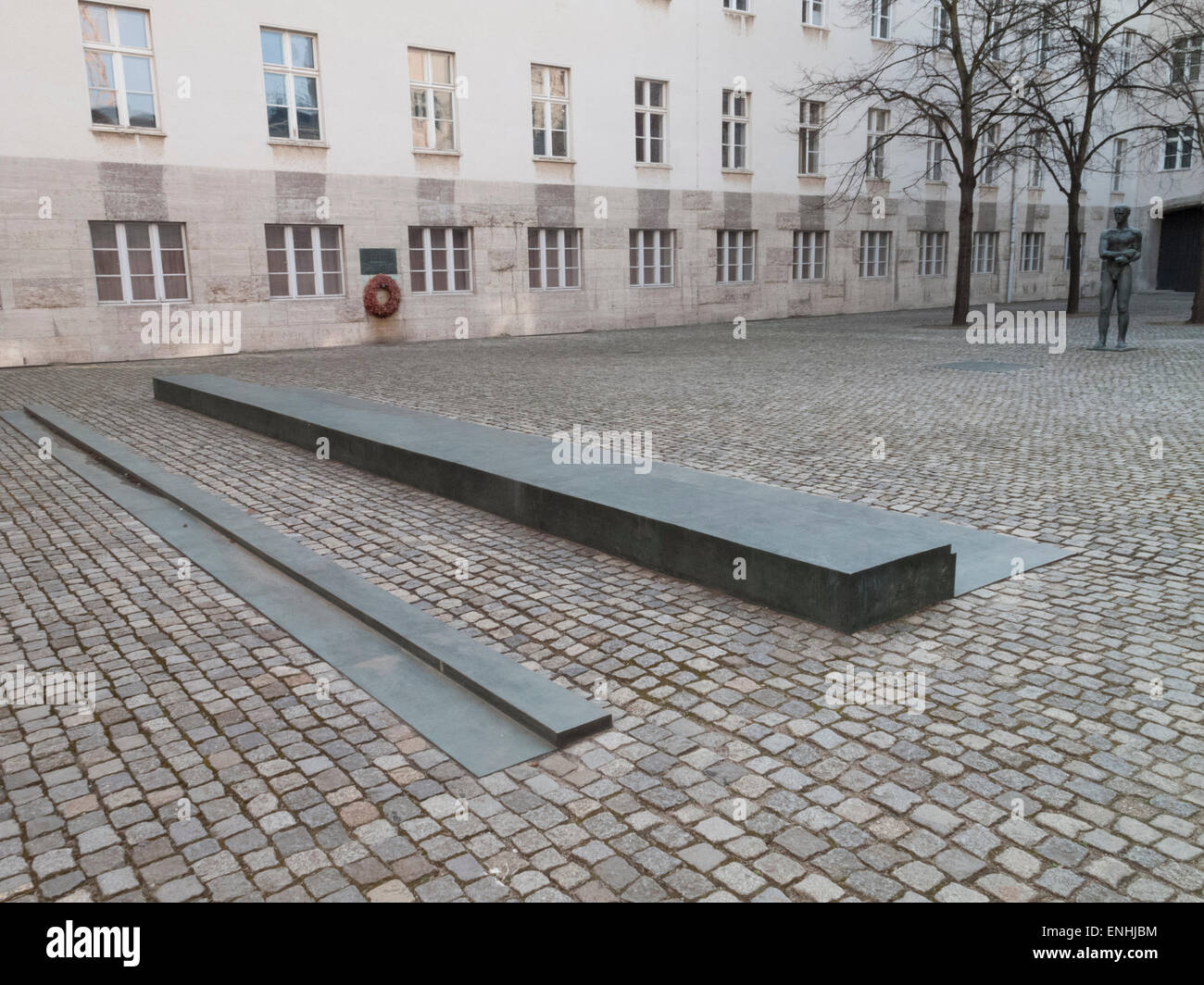 Claus von Stauffenberg Bendleblock monumento Berlin Alemania Foto de stock