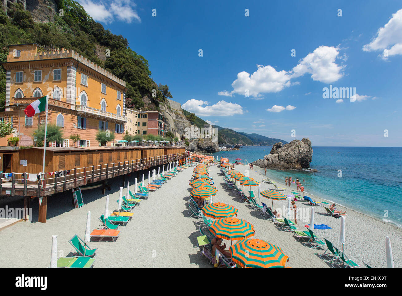 De Monterosso Al Mare, Cinque Terre, Sitio del Patrimonio Mundial de la UNESCO, en Liguria, Italia, Europa Foto de stock
