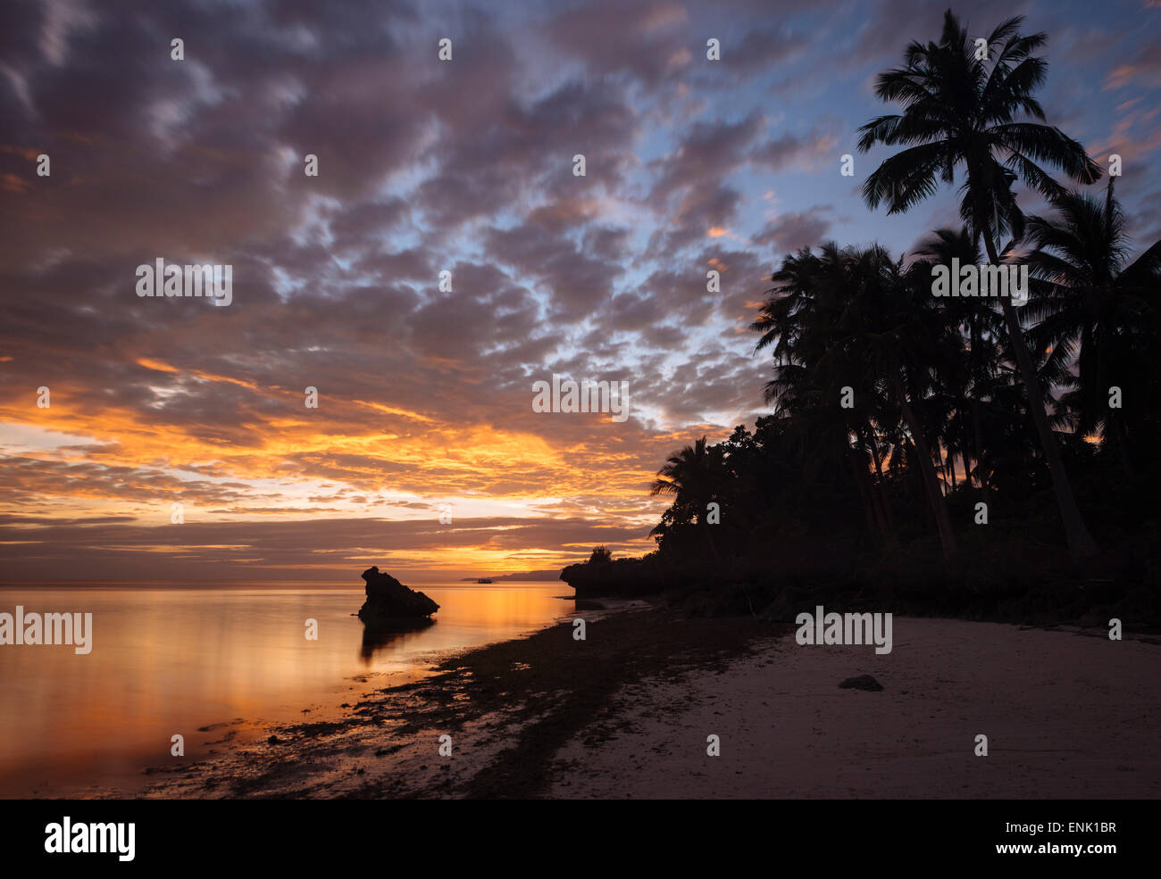 Anda Beach, Isla de Bohol, Visayas, Filipinas, el sudeste de Asia, Asia Foto de stock