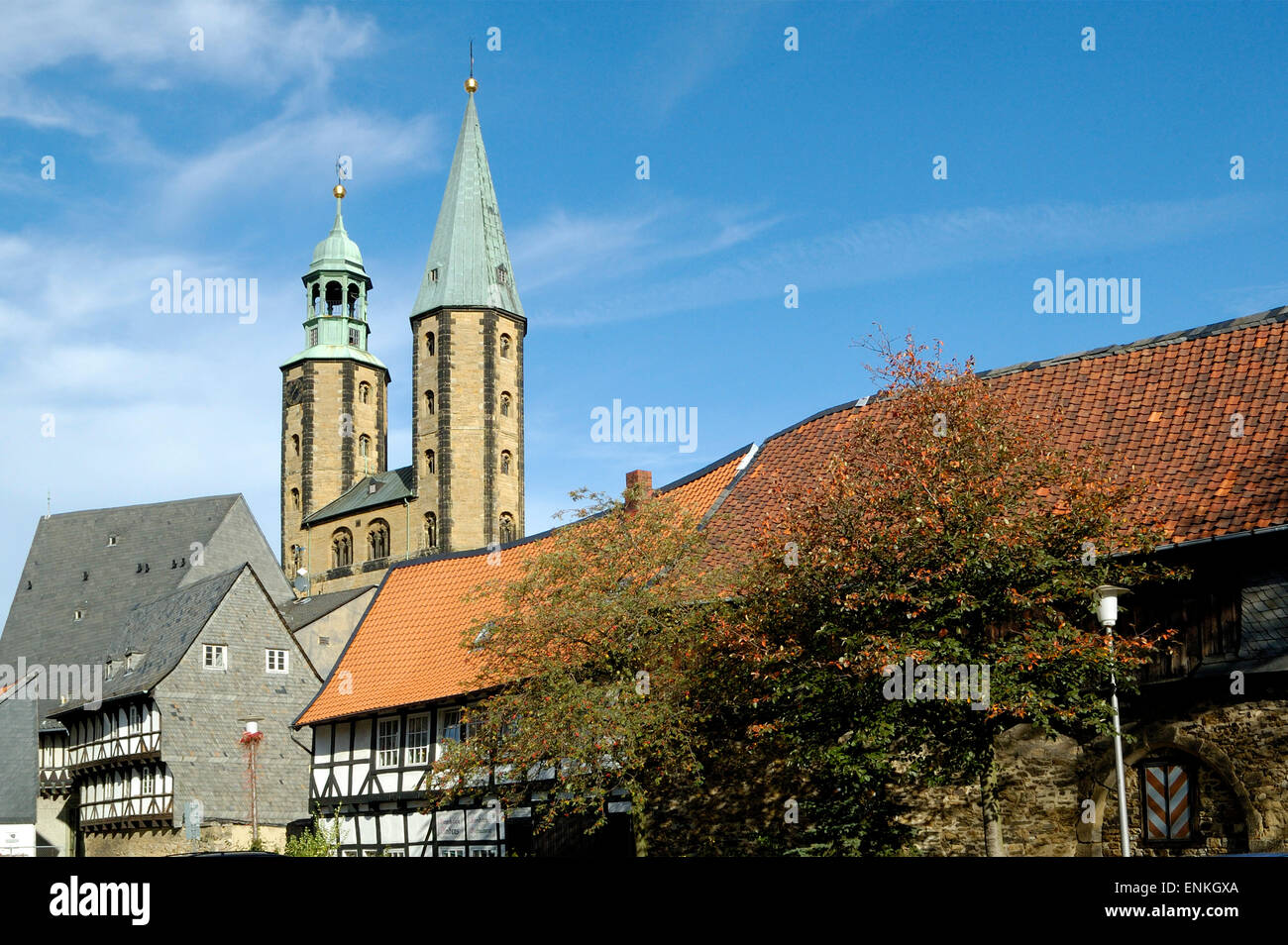 Goslar Altstadt, UNESCO-Welterbestätte Marktkirche Foto de stock