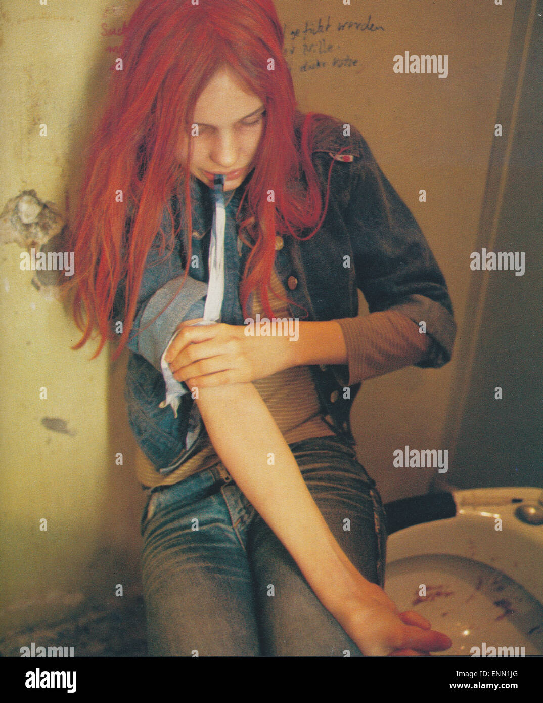 Christiane F Wir Kinder Vom Bahnhof Zoo Deutschland 1981 Regie Uli Edel Darsteller Natja Brunckhorst Fotografia De Stock Alamy