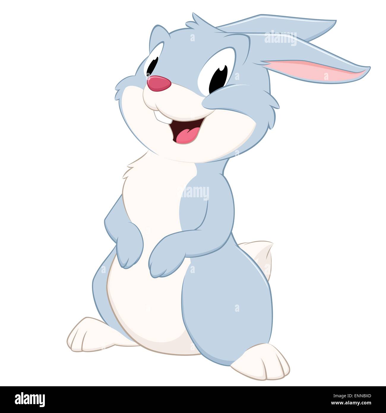Conejo de dibujos animados Imagen Vector de stock - Alamy