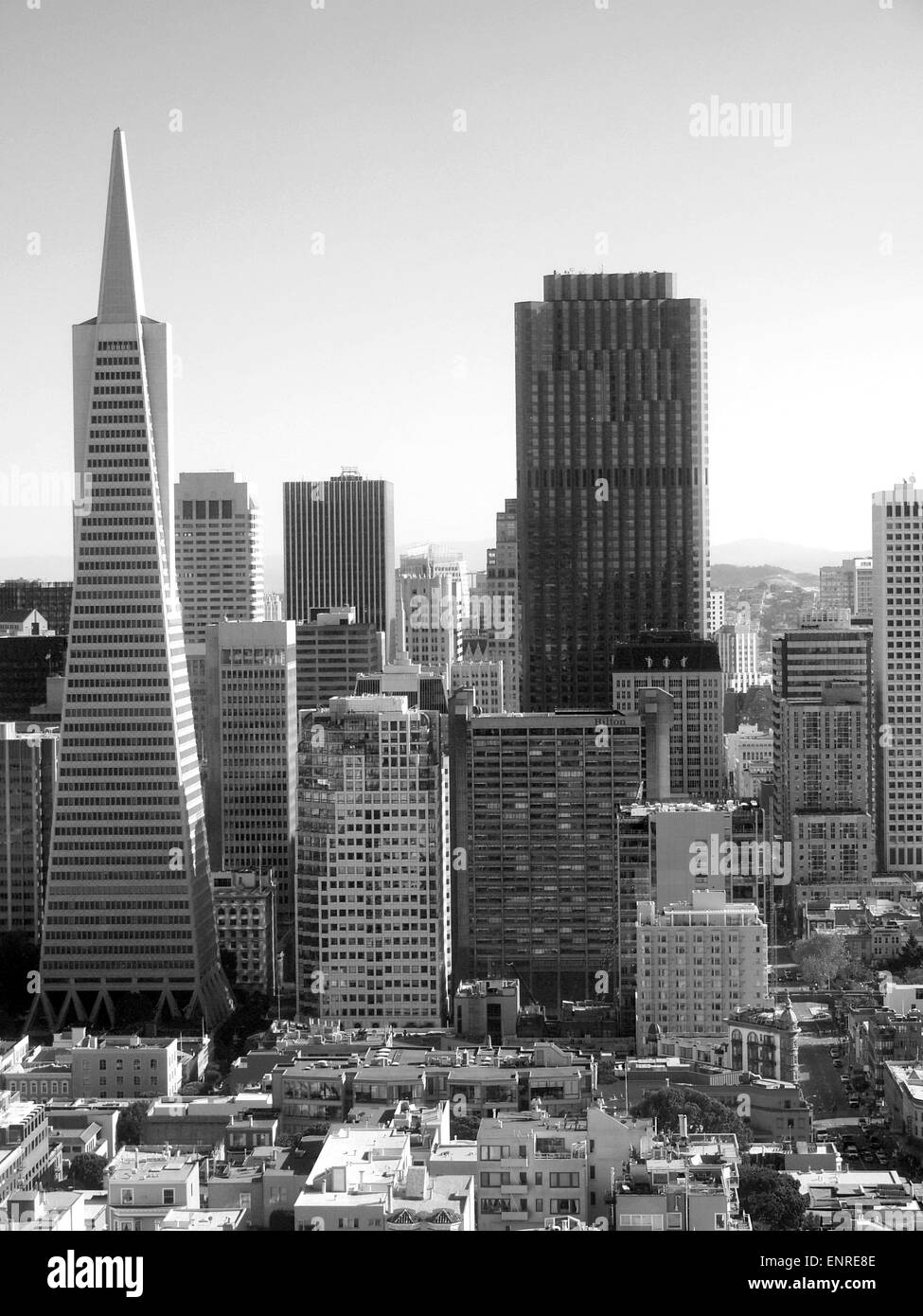 El centro de San Francisco, California Foto de stock