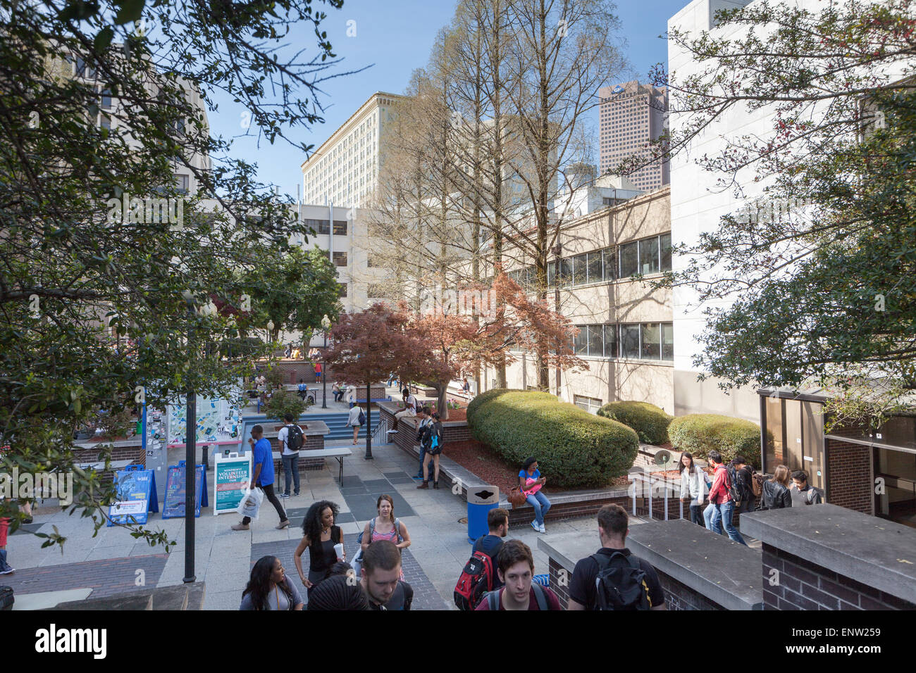 Universidad del Estado de Georgia, Atlanta, Georgia, EUA. Foto de stock