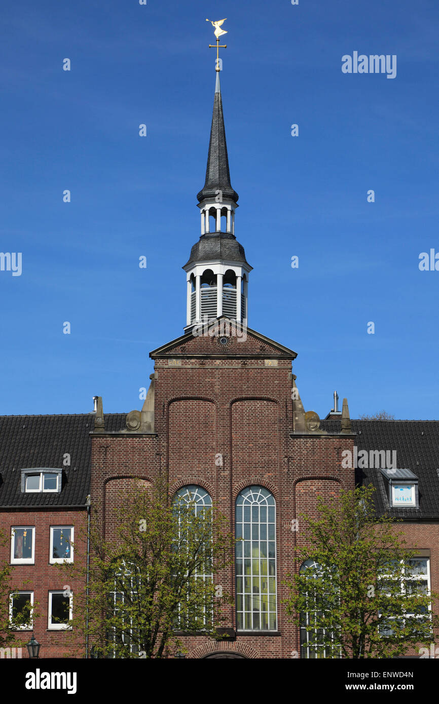 Evangelische Kirche am Markt zu Goch, Niederrhein, Nordrhein-Westfalen Foto de stock