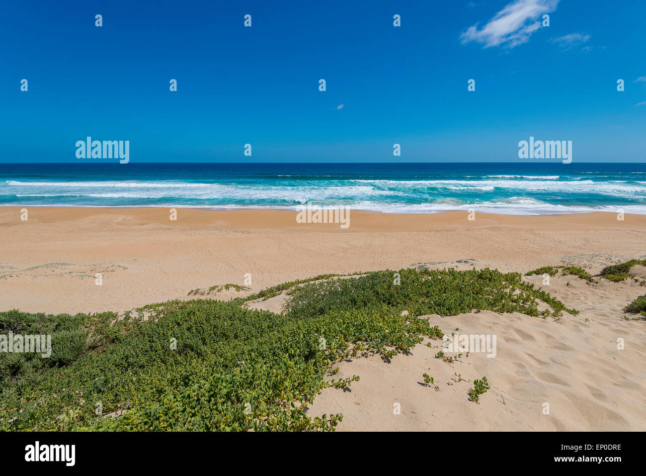 Playa de la Ruta Jardín, Sudáfrica Foto de stock