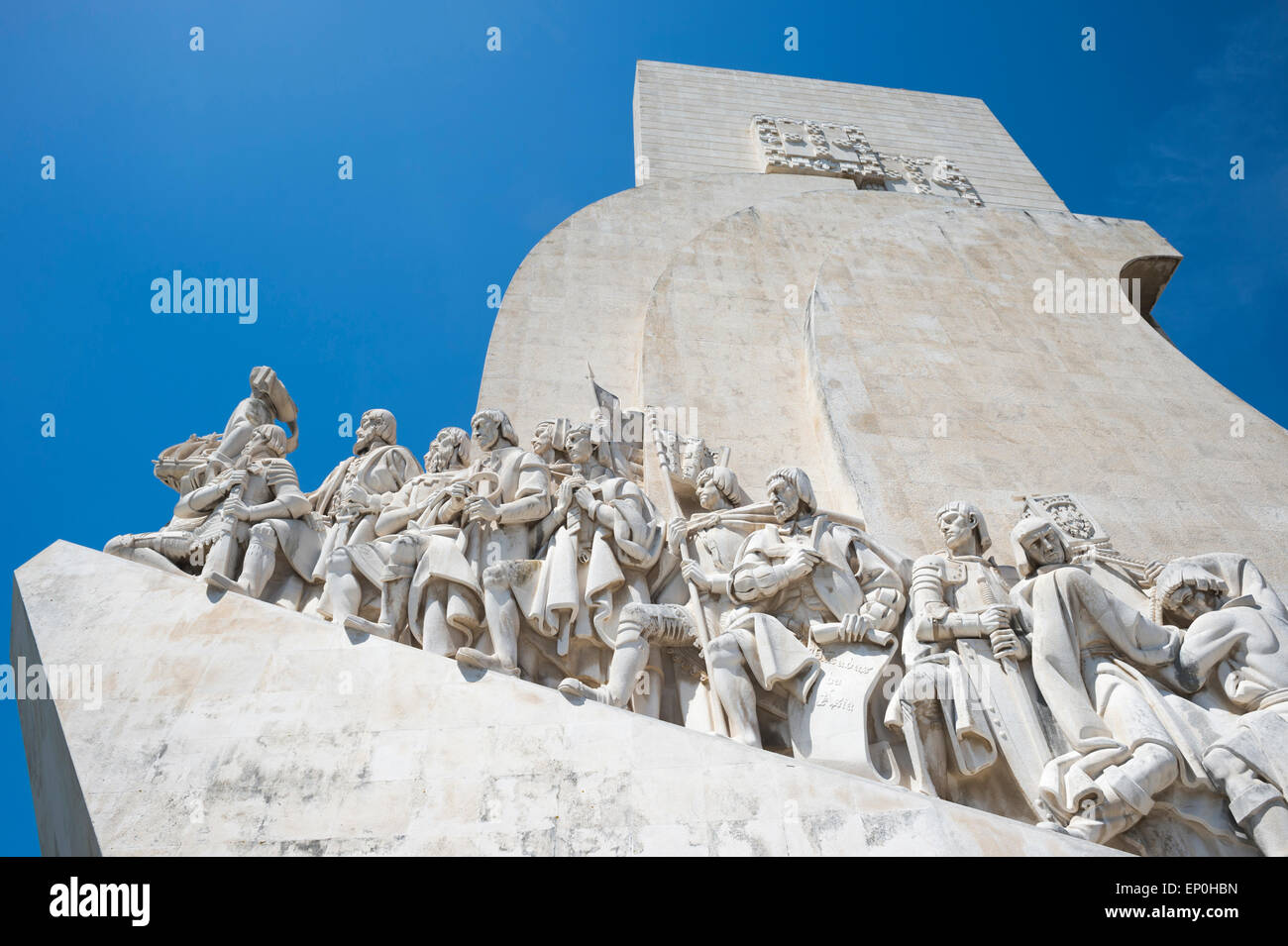 Padrao dos Descobrimentos, memorial marinera, edad del descubrimiento, Belem sobre el río Tajo, Lisboa, Portugal Foto de stock