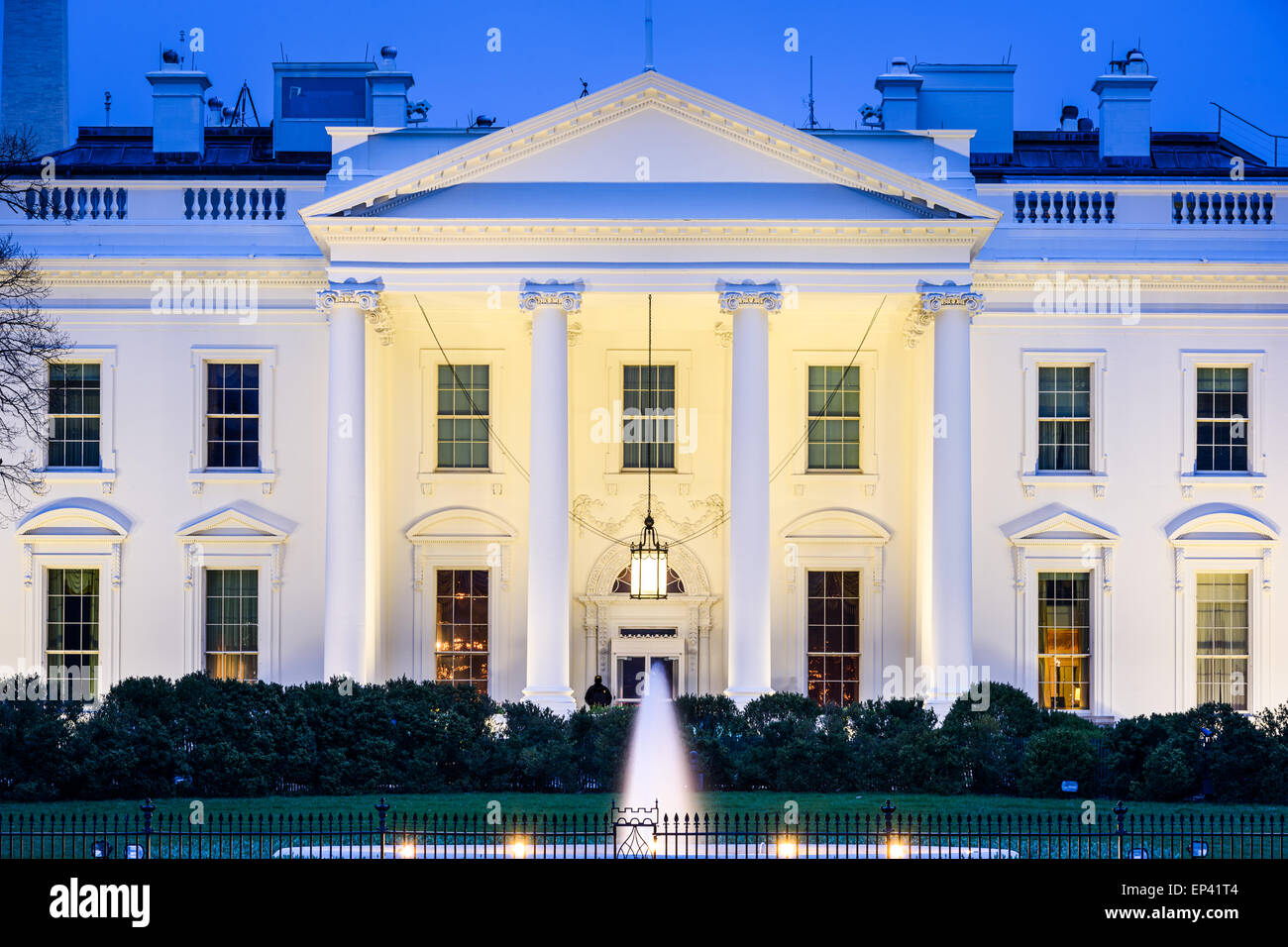 Washington, DC, en la Casa Blanca. Foto de stock