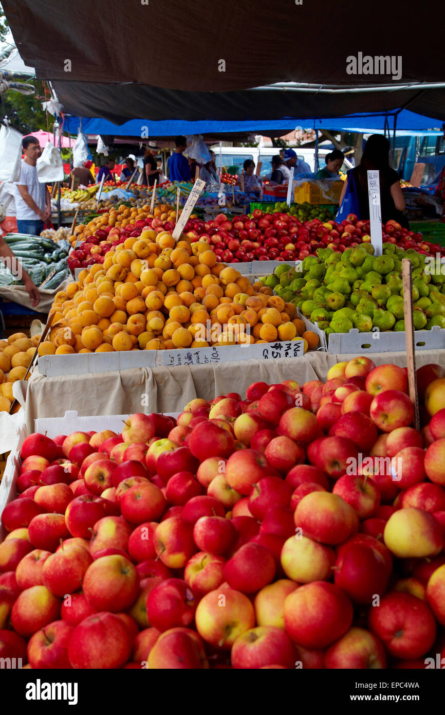 Avondale Mercado Dominical, Auckland, Isla del Norte, Nueva Zelanda Foto de stock