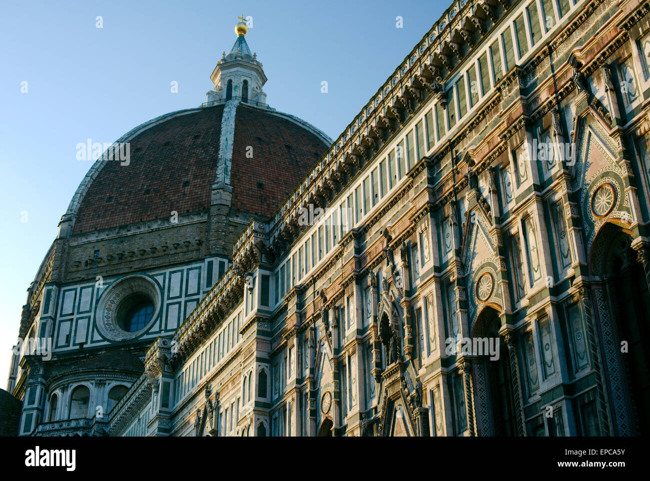 Al amanecer del Duomo, Florencia, Italia. Foto de stock