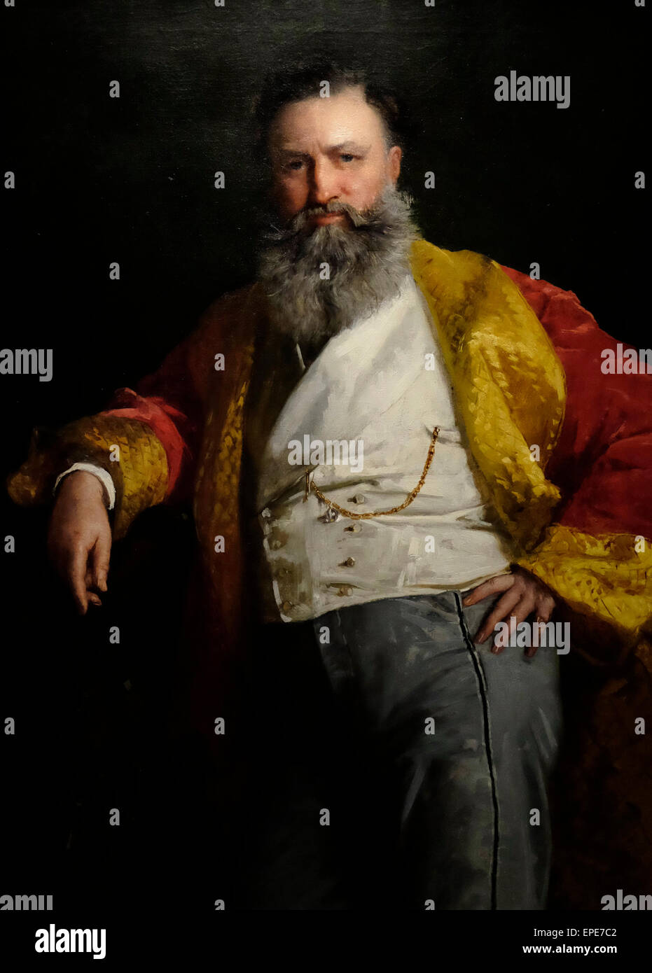 Isaac Singer actor convertido en inventor 1869 Fotografía de stock Alamy