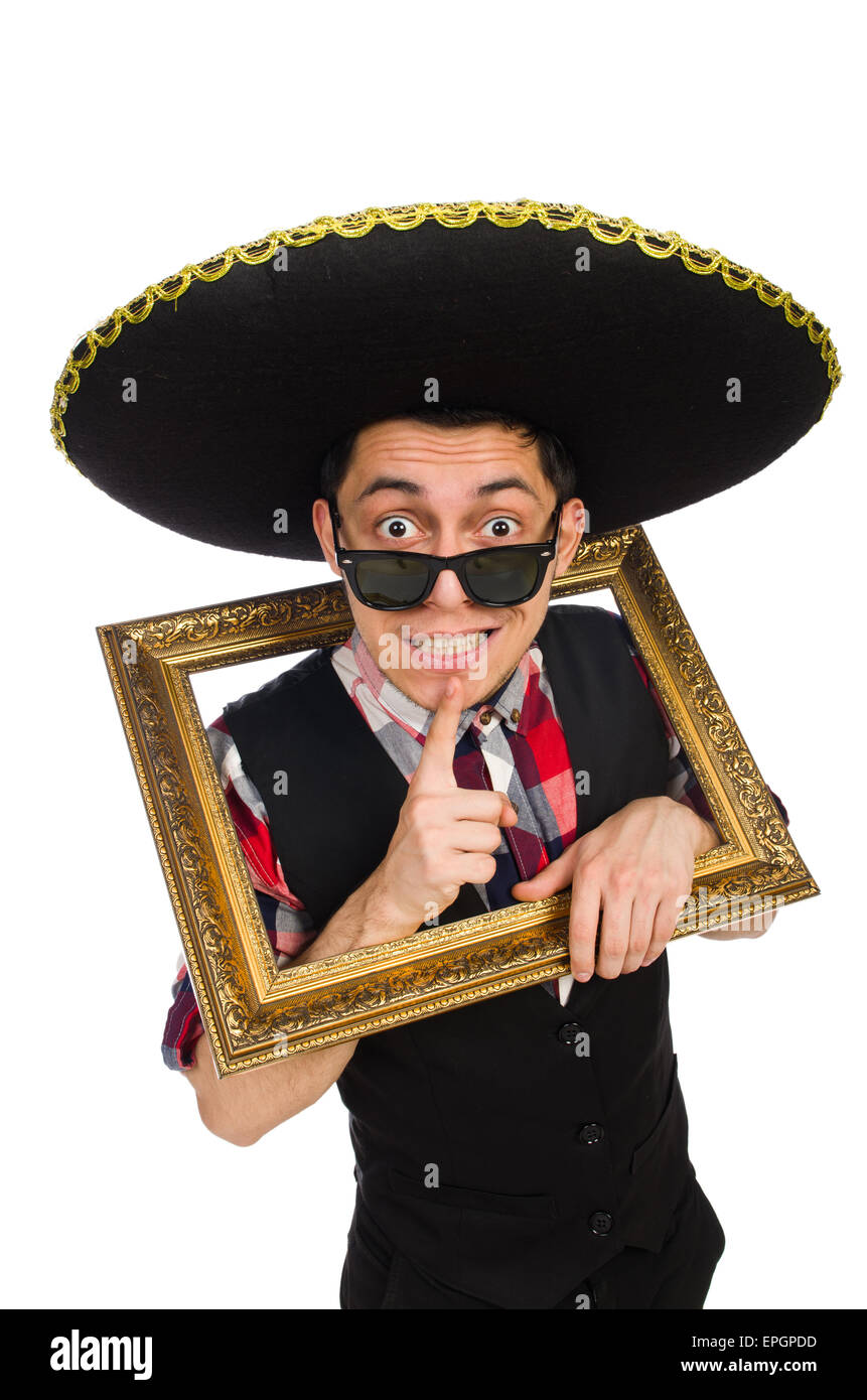 cansado Abundantemente diluido Gracioso mexicano, con sombrero en concepto Fotografía de stock - Alamy