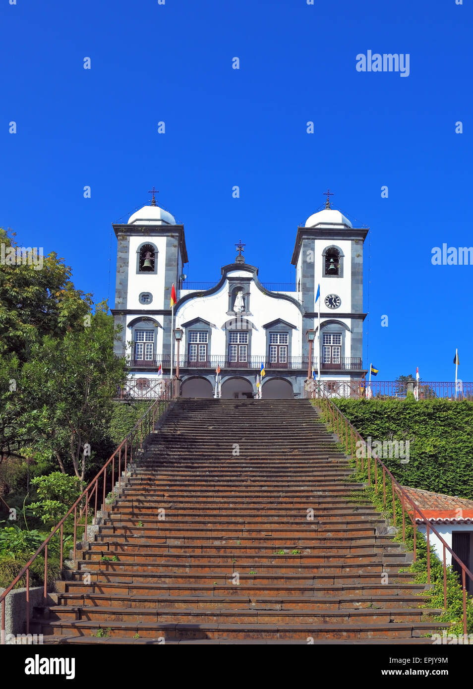 Lugares de interés turístico de la isla de Madeira. Foto de stock