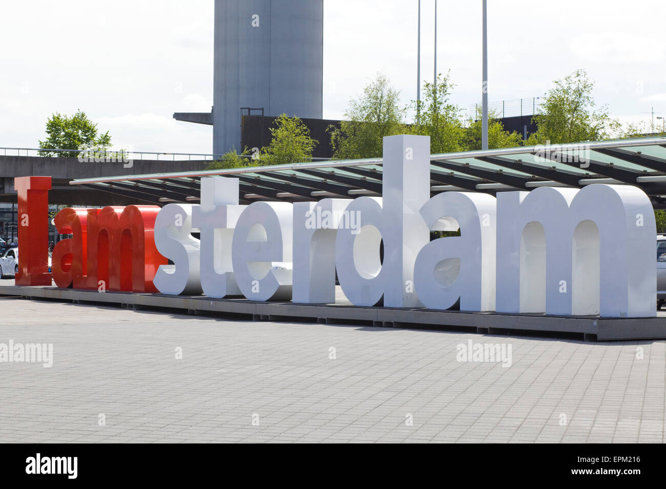 Letras I Amsterdam en el aeropuerto de Amsterdam Fotografía de stock - Alamy