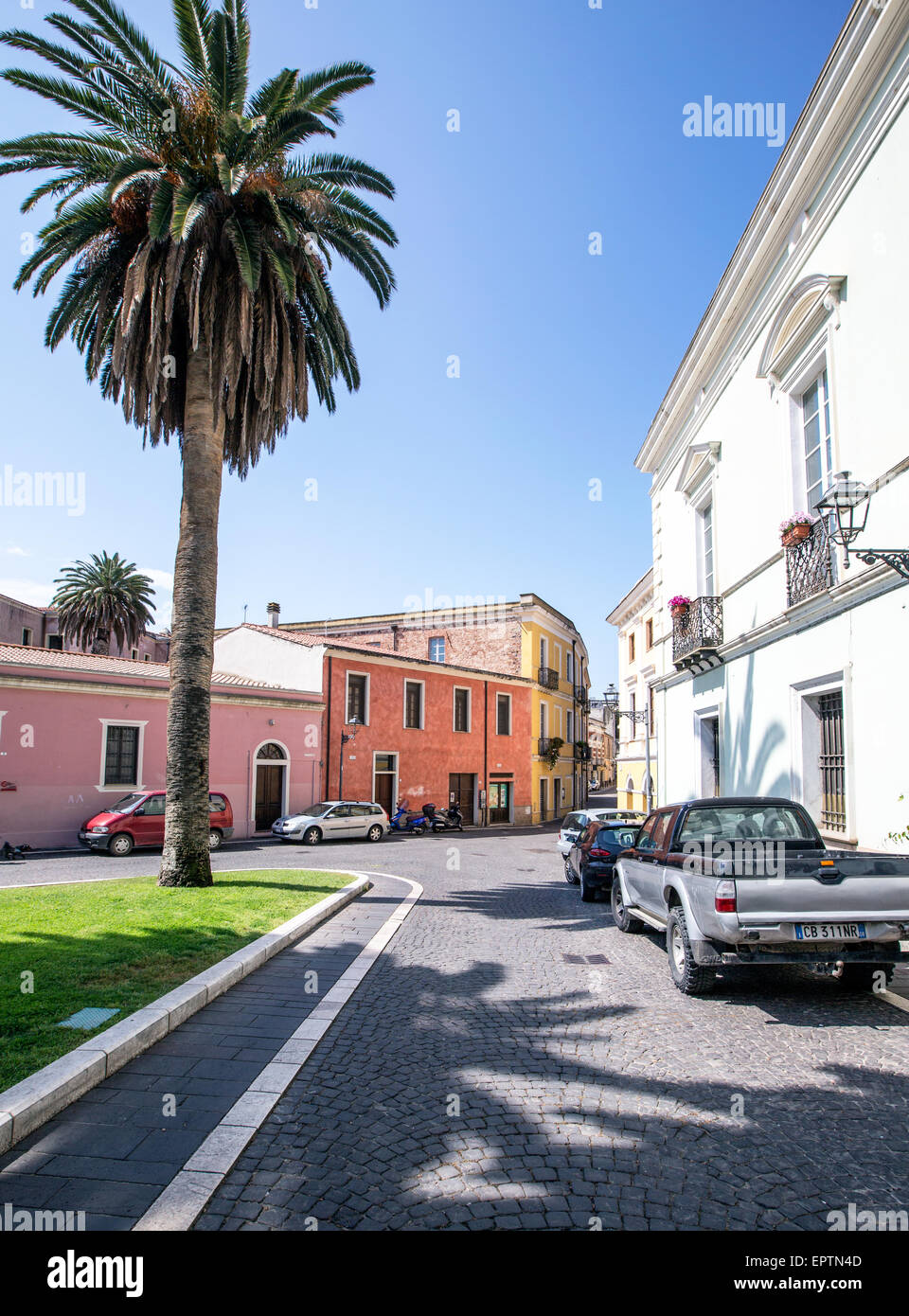 Centro de Oristano Cerdeña Italia Foto de stock