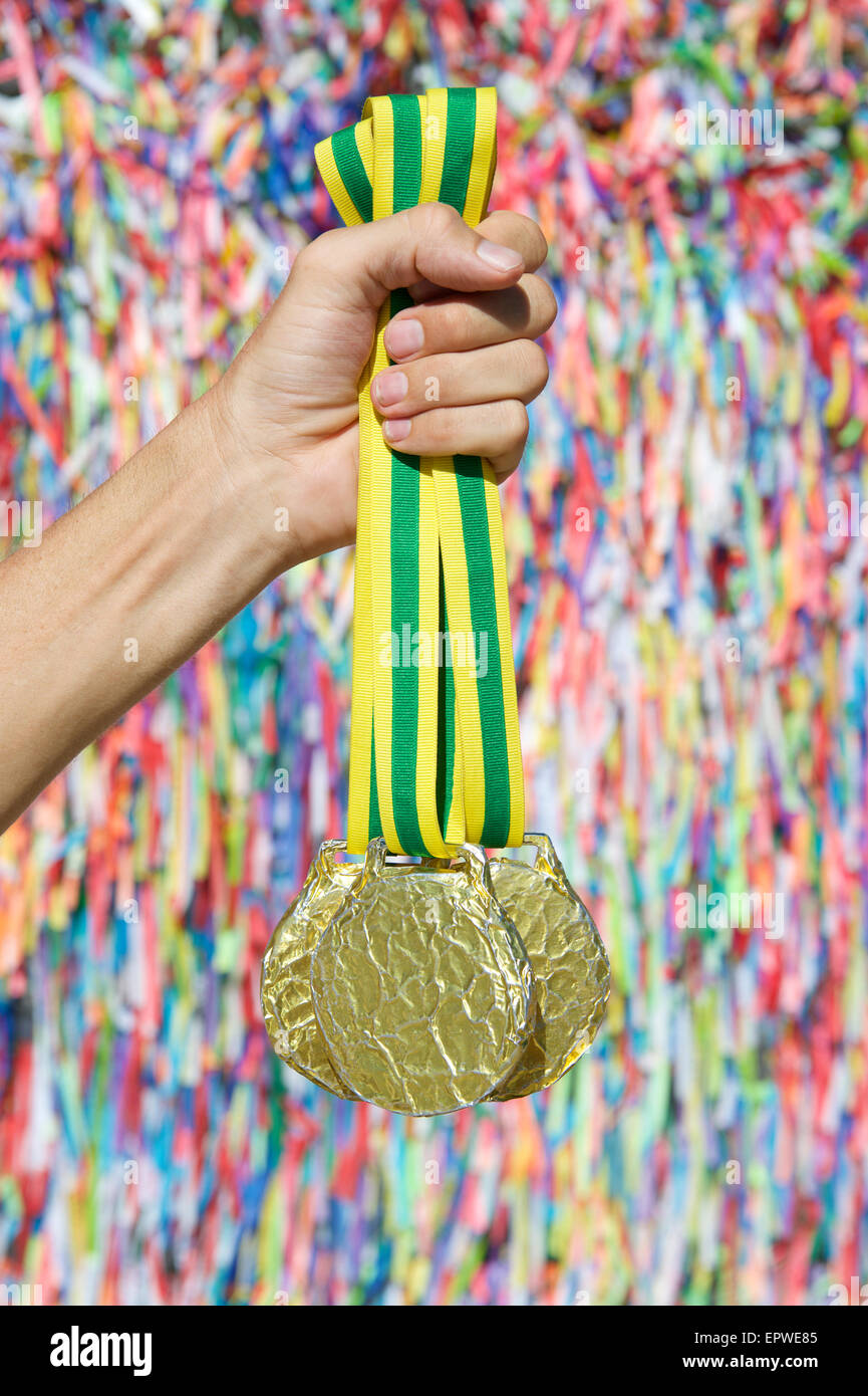 100 X Rugby Metal Medallas De Oro Y Cintas 