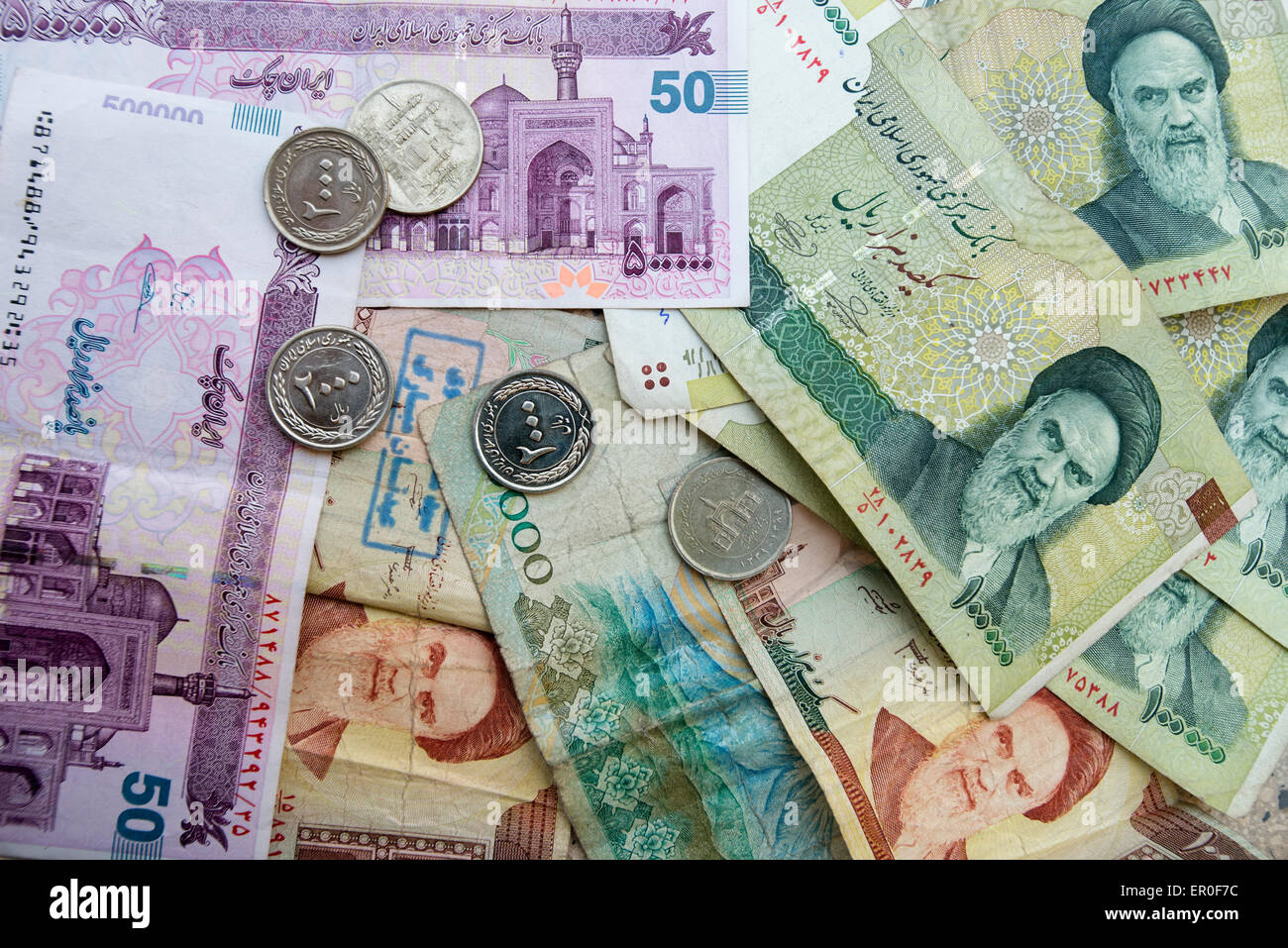Iran iranian rials currency fotografías e imágenes de alta resolución