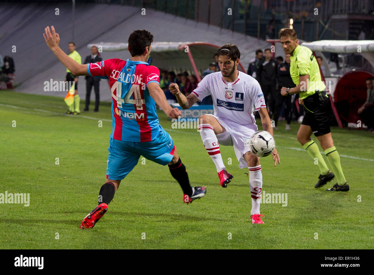 Carpi, Italia. 22 de mayo de 2015. Serie B Trofeo Football/Soccer : Italiano  'Serie B' coincidencia entre Carpi FC 0-0 Catania en el Stadio Sandro  Cabassi en Carpi, Italia . © Maurizio