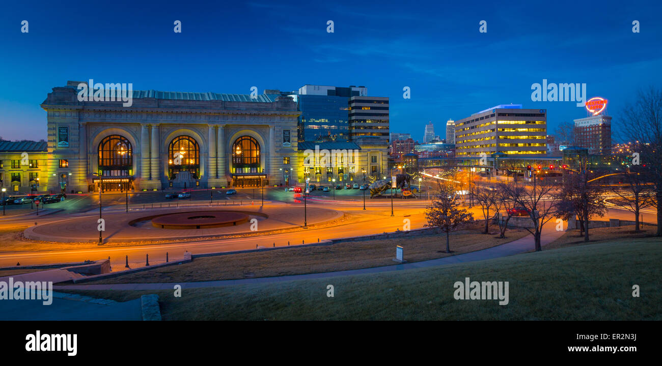 Kansas City (a menudo denominado K.C.) es la ciudad más poblada en el estado norteamericano de Missouri. Foto de stock