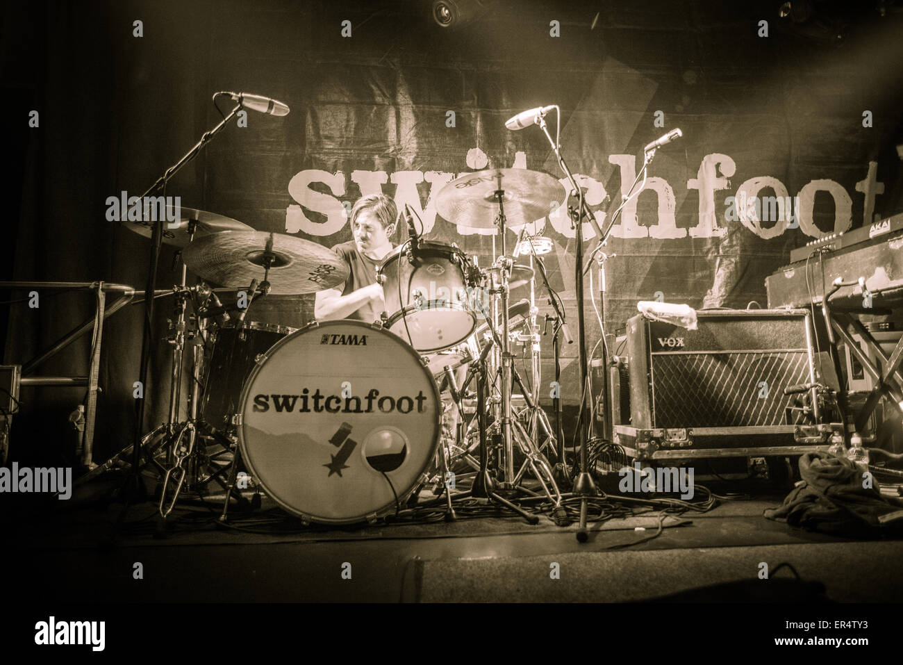 Switchfoot jugando el líquido Habitaciones Edimburgo 2015 Foto de stock