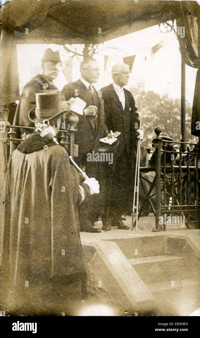Bandstand Celebración, . 1910s Foto de stock